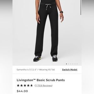 FIGS Women's Petite L Scrub Pant